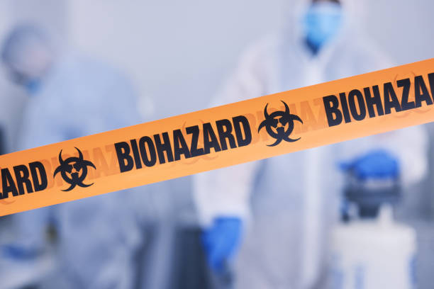 Professional Biohazard technician working in Padroni, CO